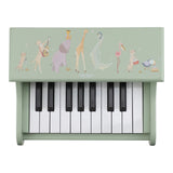 Piano en bois vert Safari Friends – premier piano enfant LITTLE DUTCH