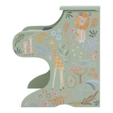 Piano en bois vert Safari Friends – premier piano enfant LITTLE DUTCH