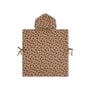Poncho de plage enfant Wild Flower marron – 50 x 50 cm Swim Essentials