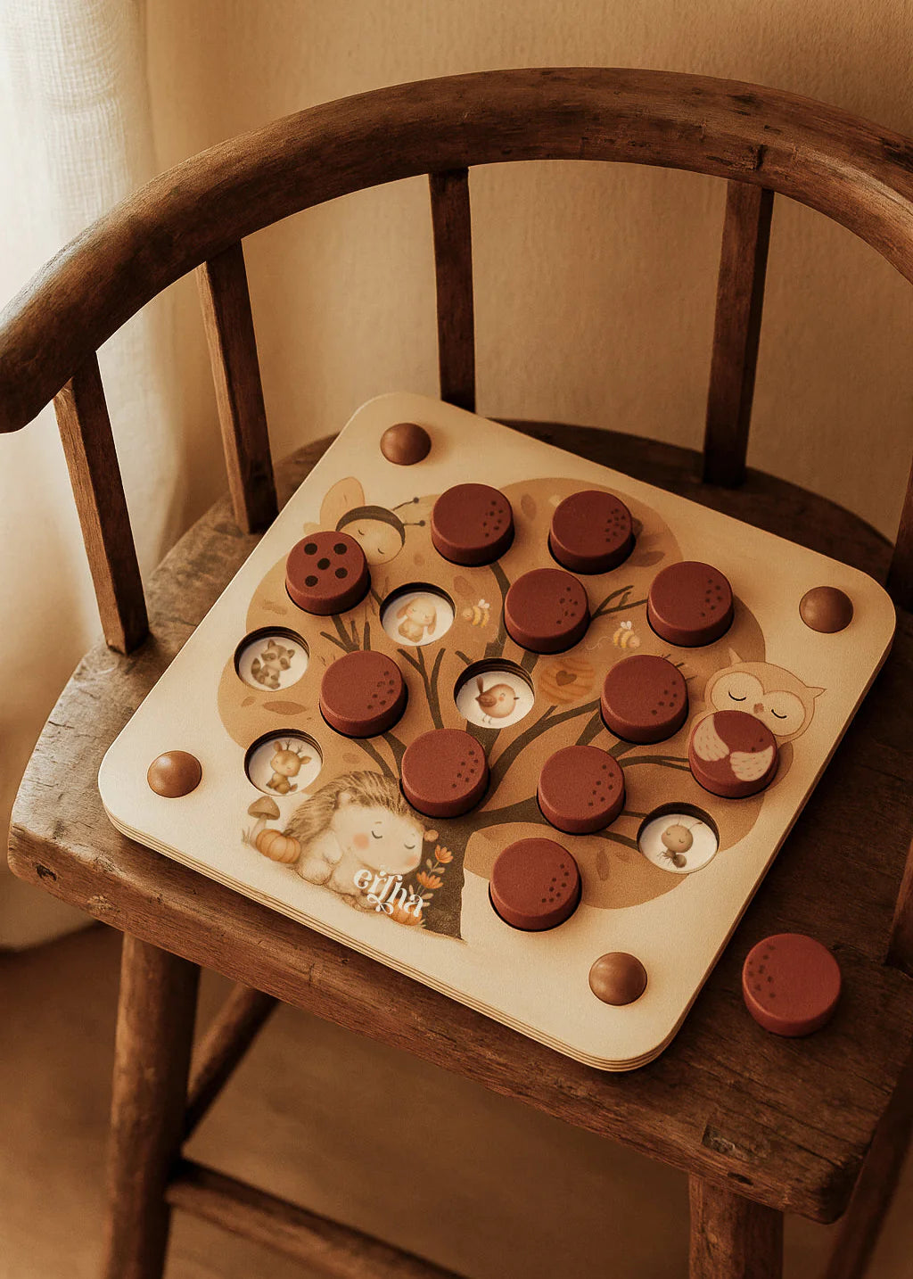 Pop & Peek – Jeu de mémoire en bois « Forêt enchantée » | Mrs Ertha MRS ERTHA