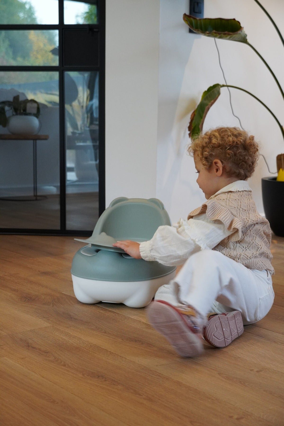 Pot ourson vert sauge – apprentissage de la propreté dès 6 mois BO JUNGLE