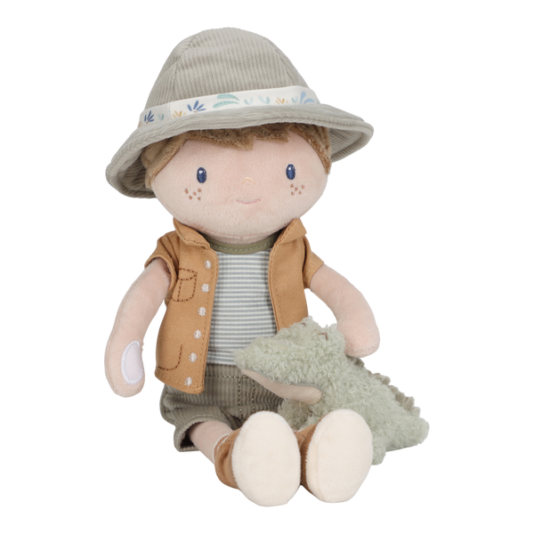 Poupée Jim Safari Ranger – doudou explorateur dès 12 mois