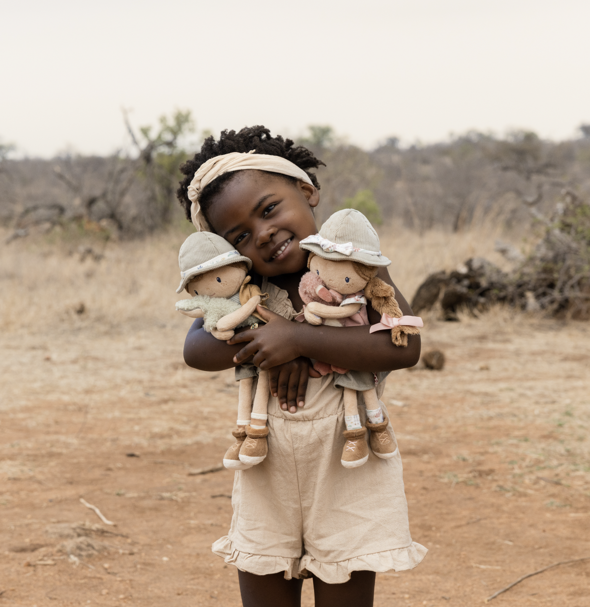 Poupée Rosa Safari Ranger – doudou exploratrice dès 12 mois