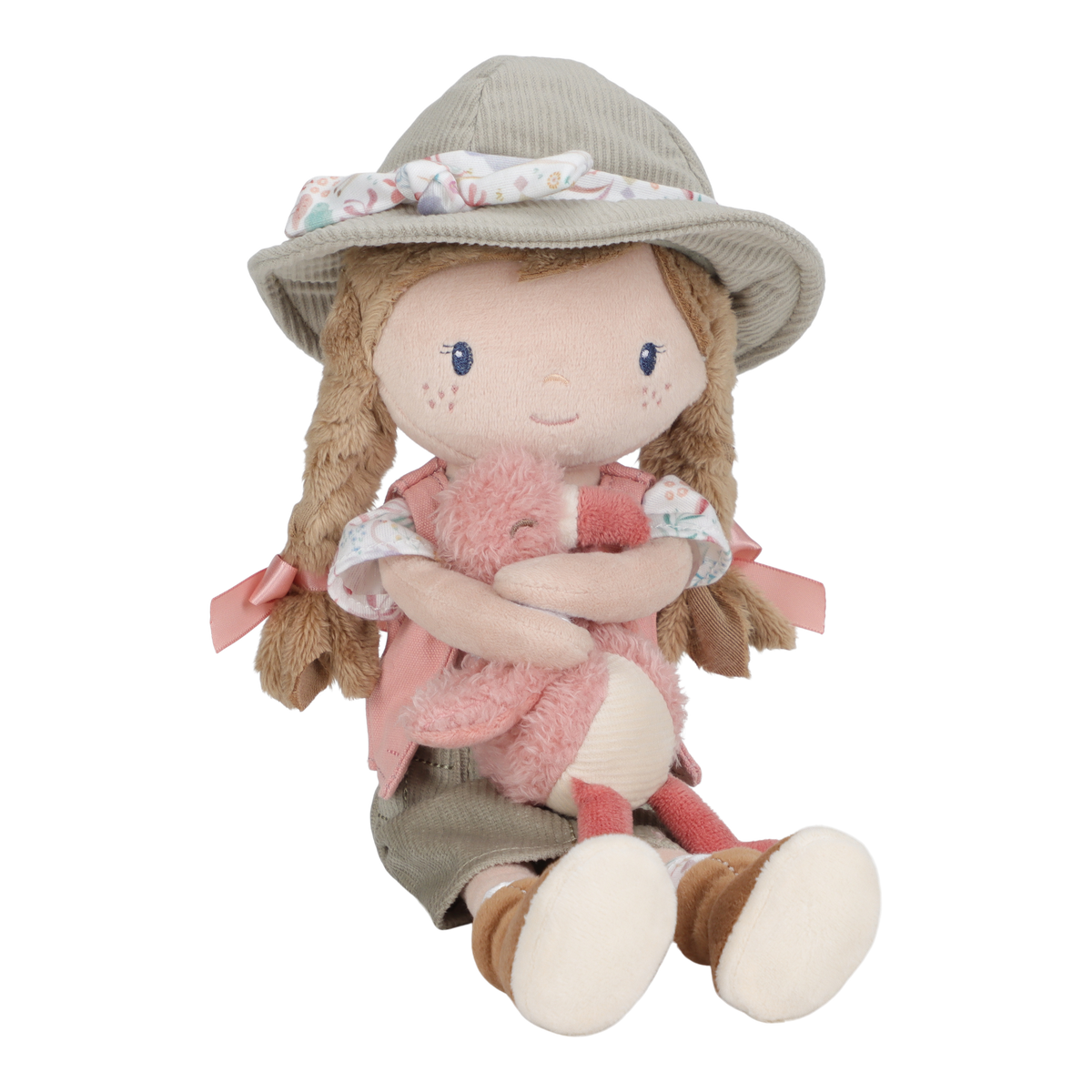 Poupée Rosa Safari Ranger – doudou exploratrice dès 12 mois