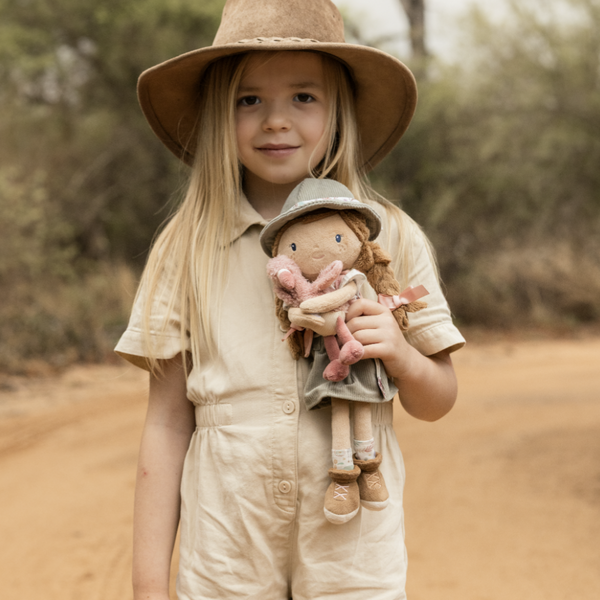 Poupée Rosa Safari Ranger – doudou exploratrice dès 12 mois