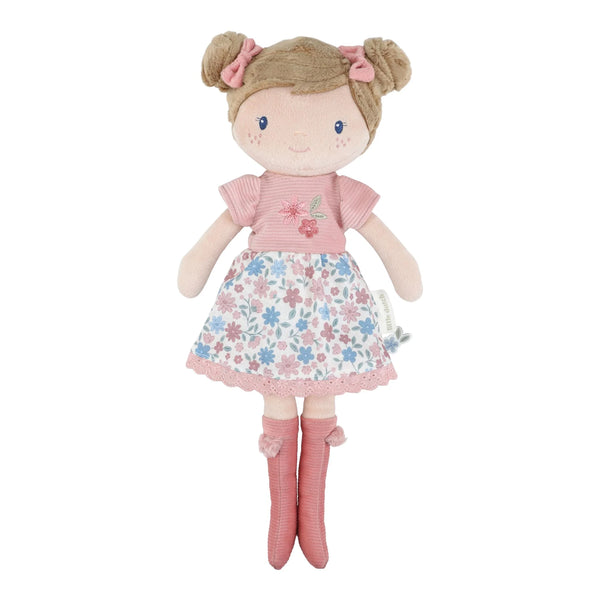 poupée en tissu 35 cm rosa souple bébé 12 mois, une poupée câlin enfant 1 an
