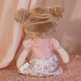 poupée en tissu 35 cm rosa souple bébé 12 mois, une poupée câlin enfant 1 an
