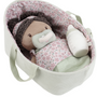 Poupon avec couffin et accessoires – Bébé Evi 12 mois+
