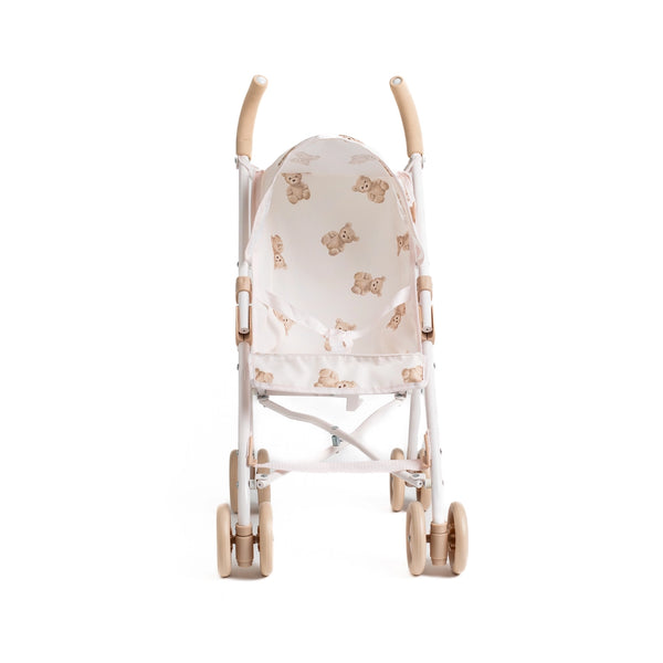 Poussette poupée enfant avec capote rétractable