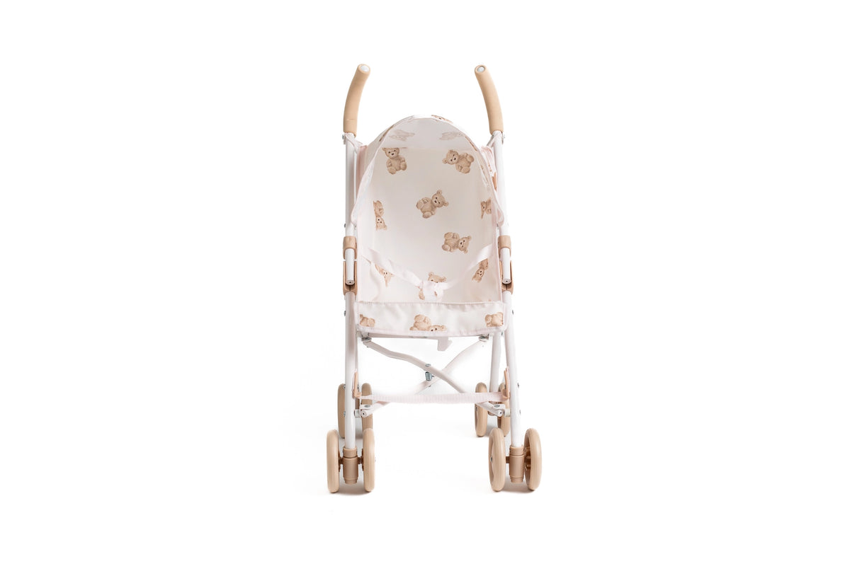 Poussette poupée enfant avec capote rétractable