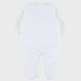 Pyjama bébé en velours brodé Lapin NOUKIES
