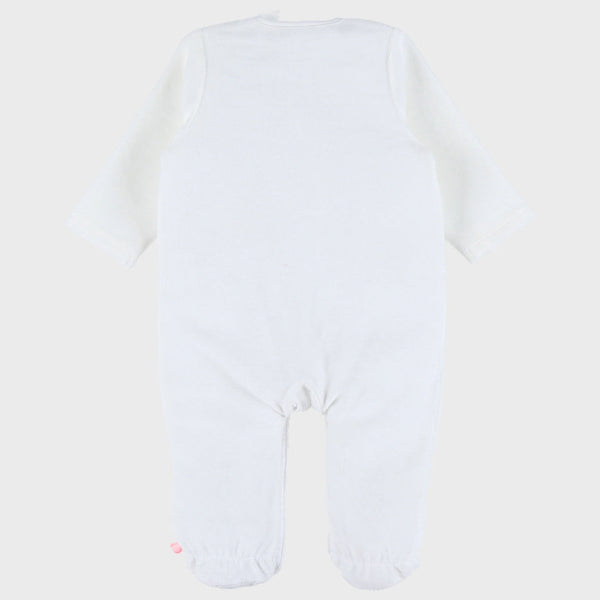 Pyjama bébé en velours brodé Lapin NOUKIES