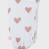 Pyjama bébé en coton pointelle – Petits Cœurs NOUKIES