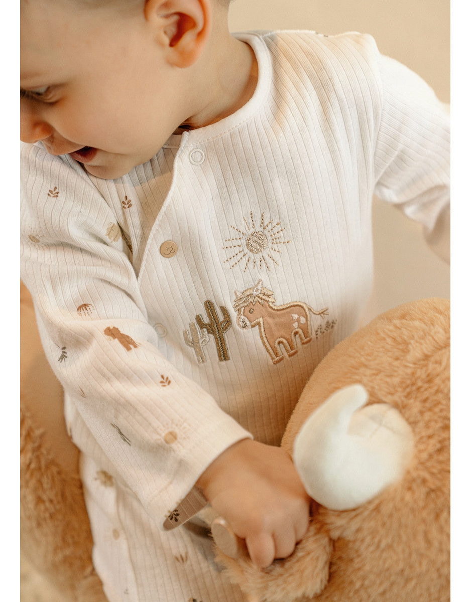 Pyjama bébé en coton structuré – Fluffy NOUKIES