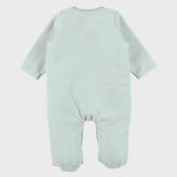 Pyjama bébé en velours brodé Cœur Fleuri NOUKIES