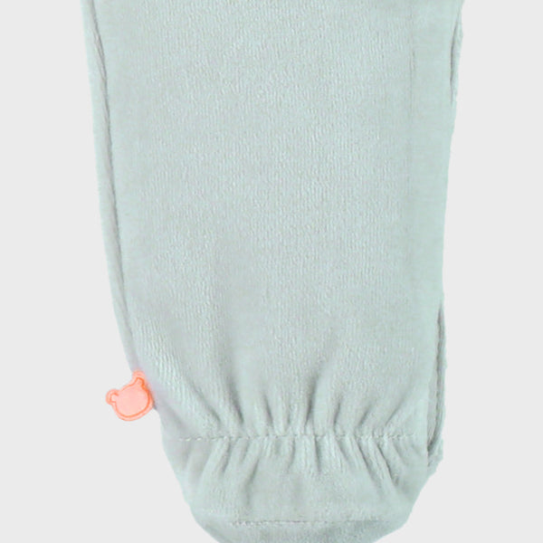 Pyjama bébé en velours brodé Cœur Fleuri NOUKIES