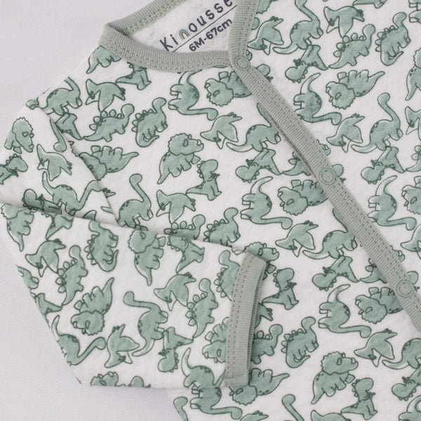 Pyjama bébé matelassé Dinosaures – 3 mois et 6 mois TROIS KILOS SEPT