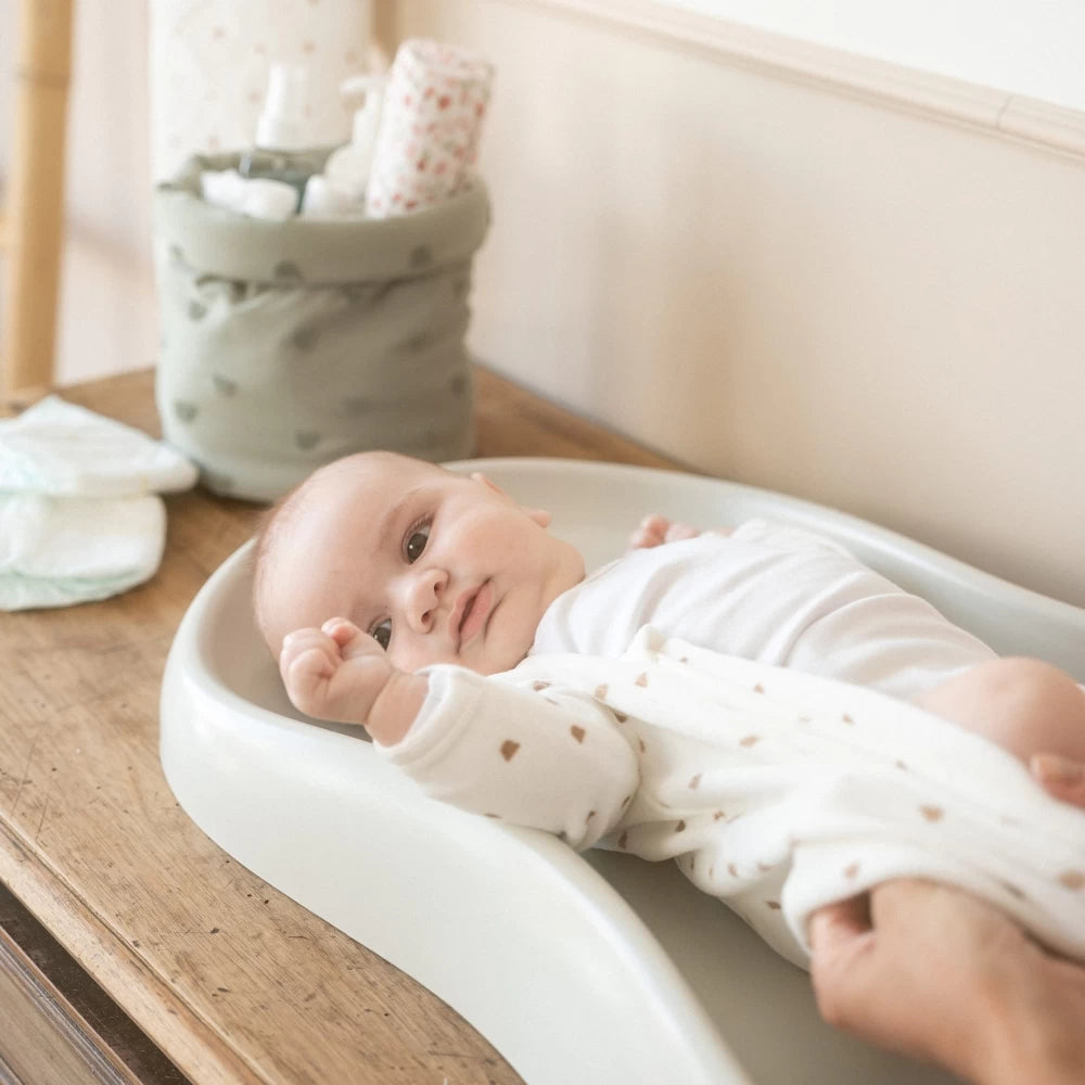 Pyjama bébé en velours – Tête d’ourson moka – Écru TROIS KILOS SEPT