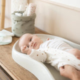 Pyjama bébé en velours – Tête d’ourson moka – Écru TROIS KILOS SEPT