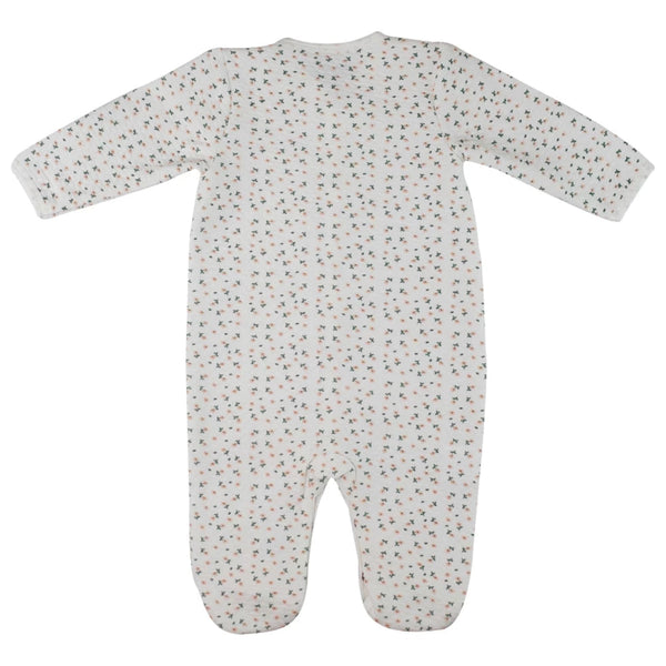 Pyjama bébé matelassé Petites Fleurs – 3 mois et 6 mois TROIS KILOS SEPT