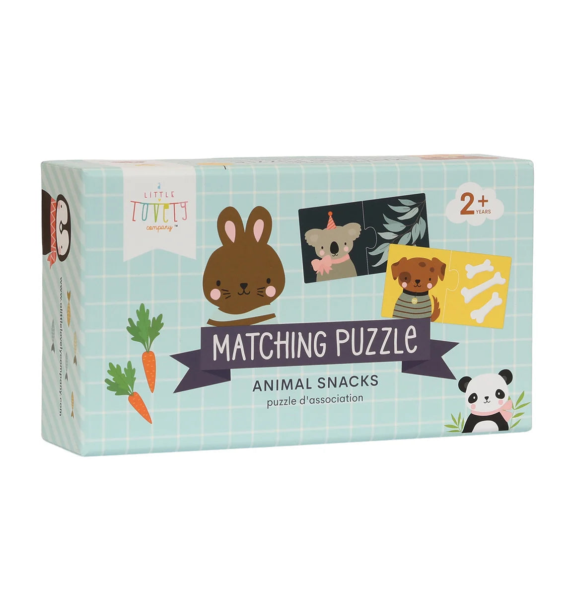 Qui mange quoi ? – Jeu d’association animaux & aliments – 10 puzzles MY LITTLE COMPANY