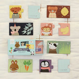 Qui mange quoi ? – Jeu d’association animaux & aliments – 10 puzzles MY LITTLE COMPANY