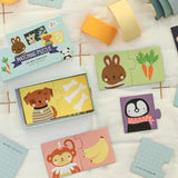 Qui mange quoi ? – Jeu d’association animaux & aliments – 10 puzzles MY LITTLE COMPANY