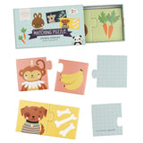 Qui mange quoi ? – Jeu d’association animaux & aliments – 10 puzzles MY LITTLE COMPANY