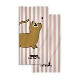 Serviette microfibre enfant Chat – serviette plage fun et légère ZAKUW