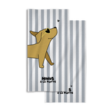 Serviette microfibre enfant Chien – serviette plage fun et légère ZAKUW