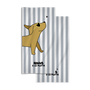 Serviette microfibre enfant Chien – serviette plage fun et légère ZAKUW