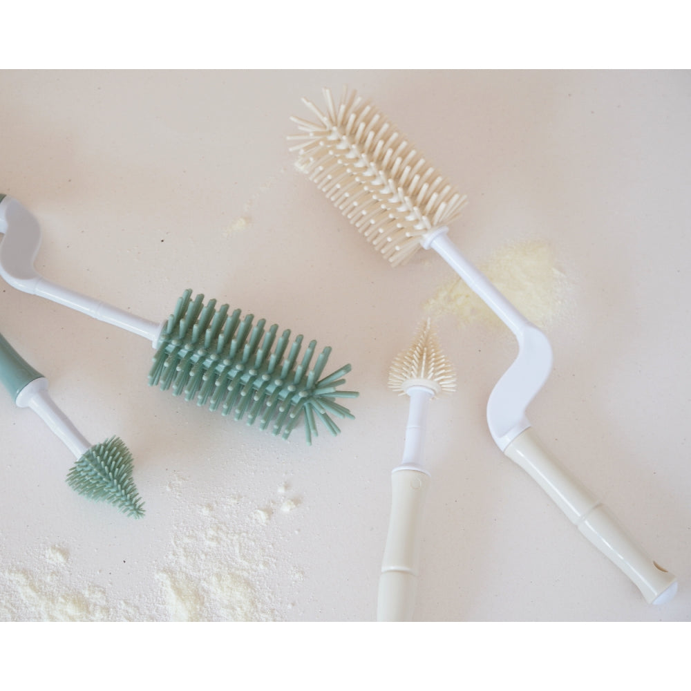 Set de goupillons biberon silicone bébé – Beige BO JUNGLE