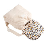 Sac à dos maternelle en velours côtelé Léopard - Sauthon SAUTHON