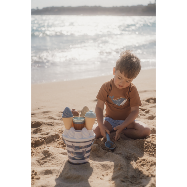 Seau de plage enfant avec accessoires glaces – Ocean World