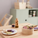 Service à salade enfant en bois – set dinette complet dès 3 ans Kid's concept