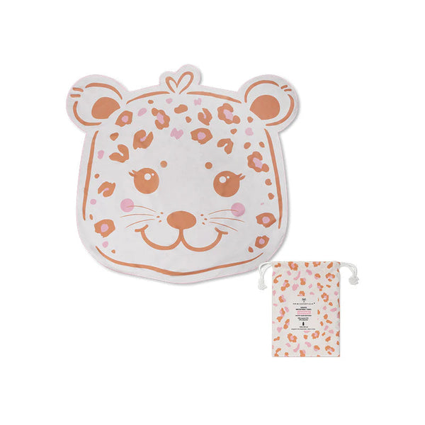 Serviette de plage microfibre Leopard beige – 140 cm Swim Essentials