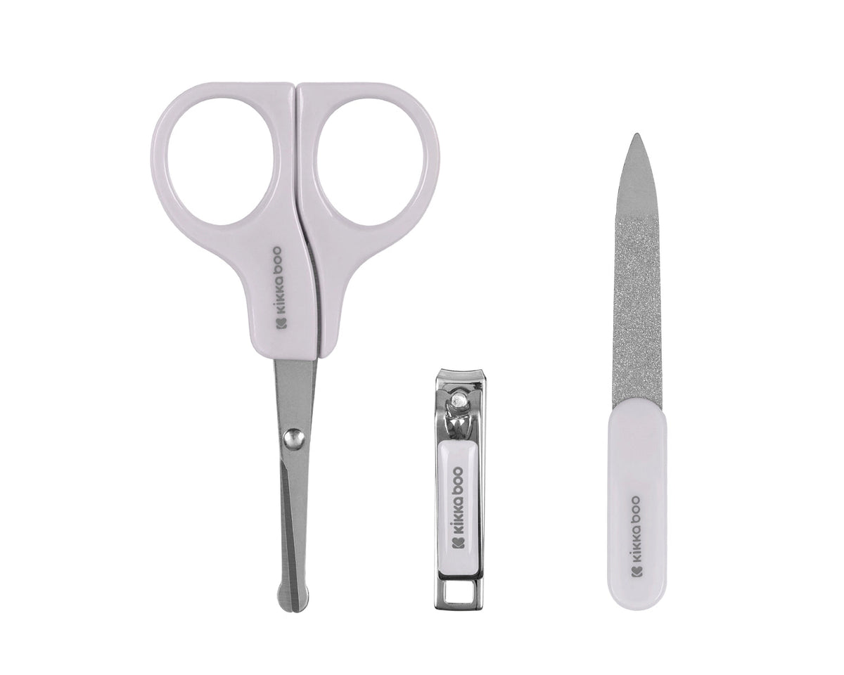 Set de manucure bébé – ciseaux, coupe-ongles et lime dès la naissance KIKA GROUP