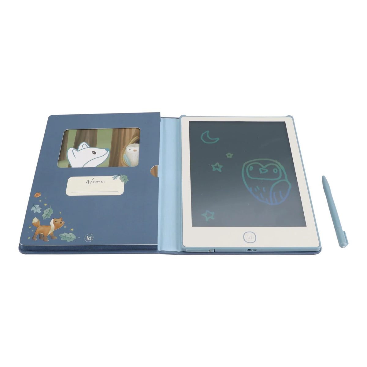 Tablette à dessin bleue Forest Friends – tablette créative enfant