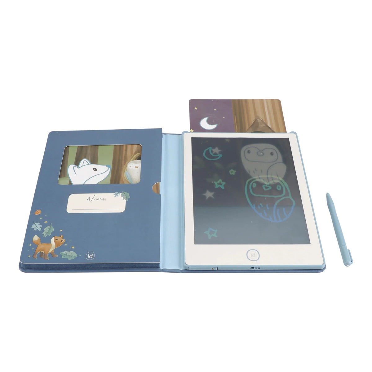 Tablette à dessin bleue Forest Friends – tablette créative enfant