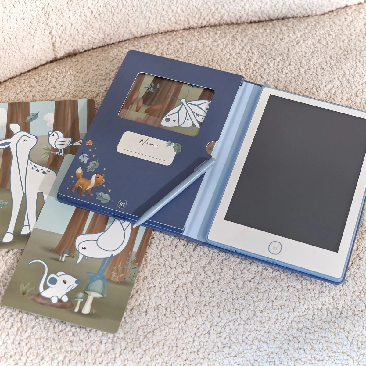 Tablette à dessin bleue Forest Friends – tablette créative enfant
