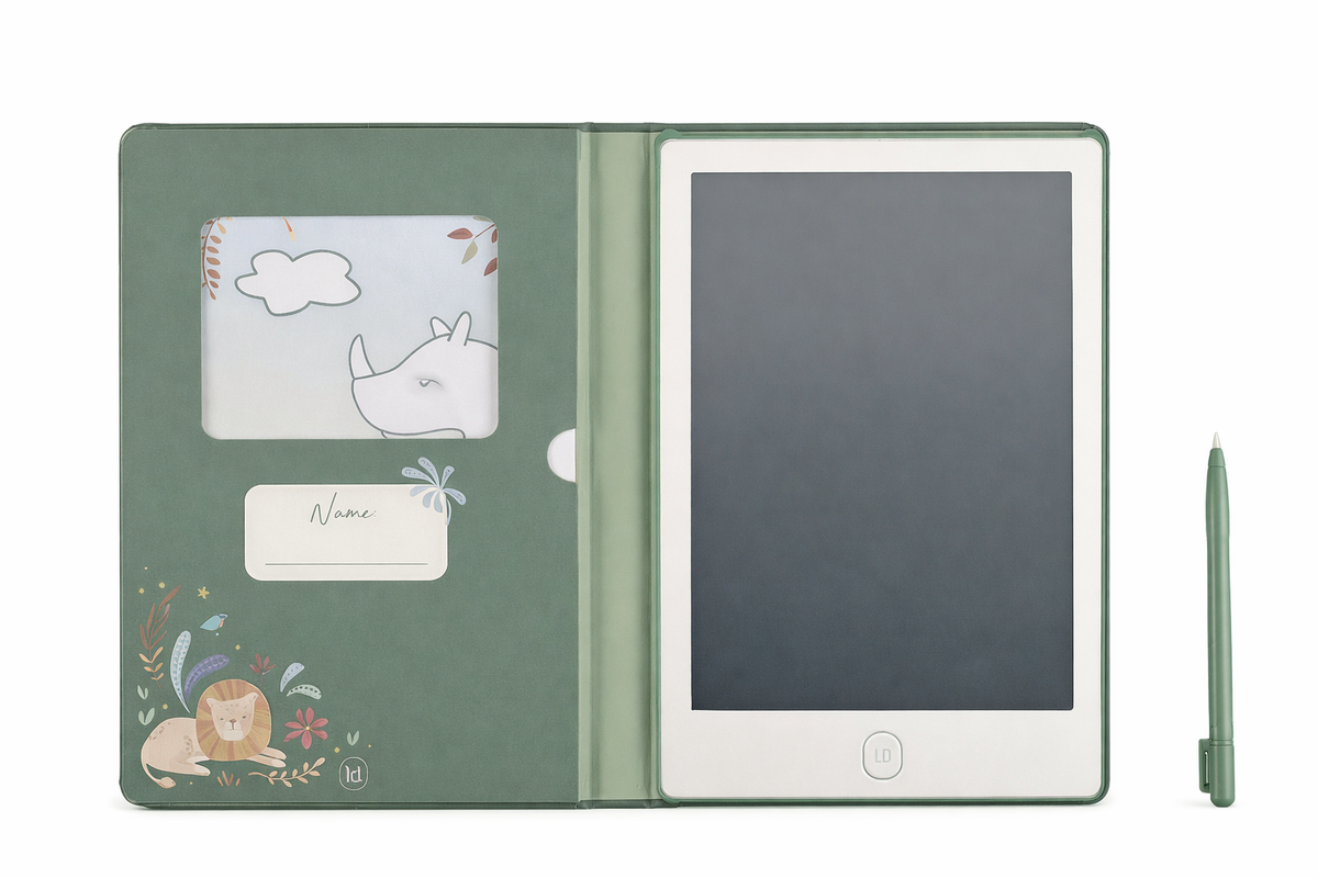 Tablette à dessin verte Safari Friends – tablette créative enfant