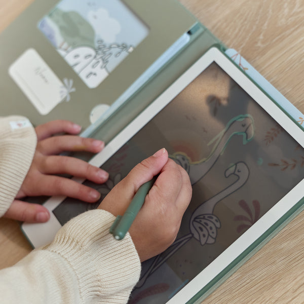 Tablette à dessin verte Safari Friends – tablette créative enfant