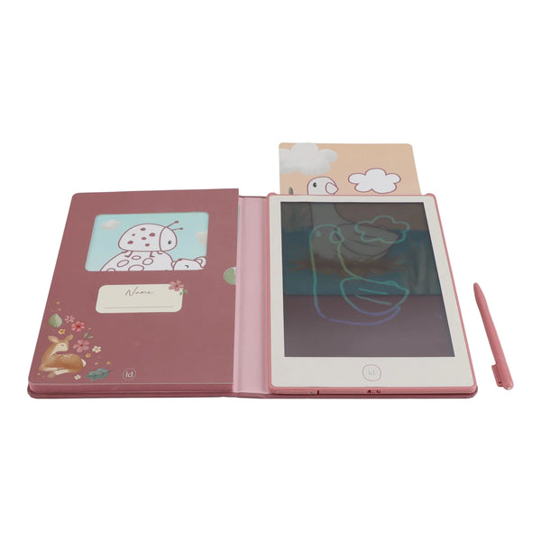 Tablette à dessin rose fairy garden – tablette créative enfant