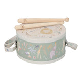 Tambour en bois Safari Friends – instrument musical enfant LITTLE DUTCH