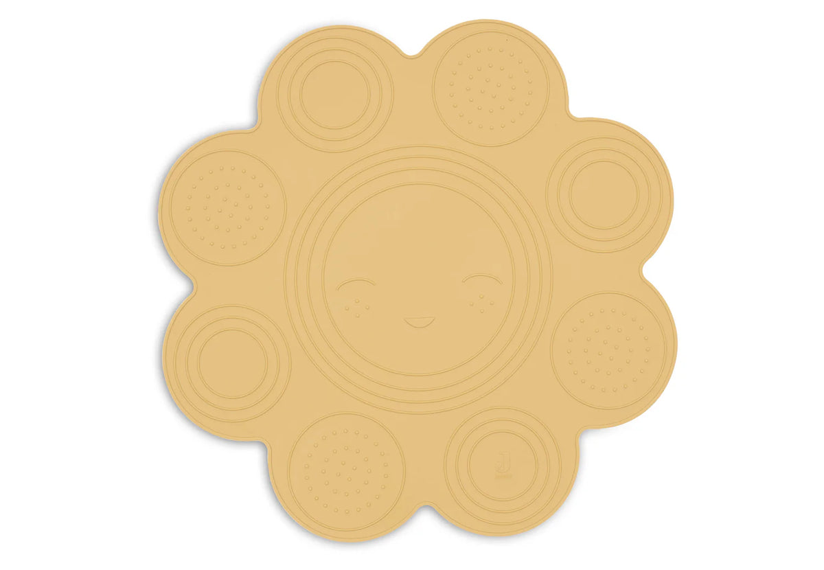 Offrez à votre bébé un bain sécurisé et amusant avec le tapis de bain silicone Sun Honey. Antidérapant, durable et facile à nettoyer – parfait dès la naissance !