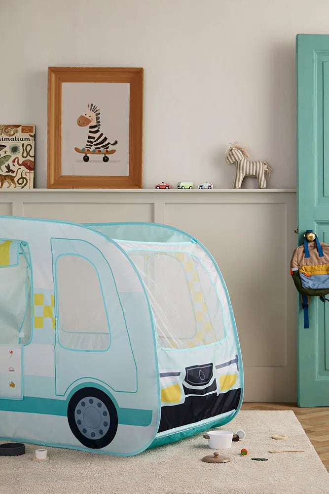 Tente enfant food truck – cabane de jeu convertible dès 2 ans