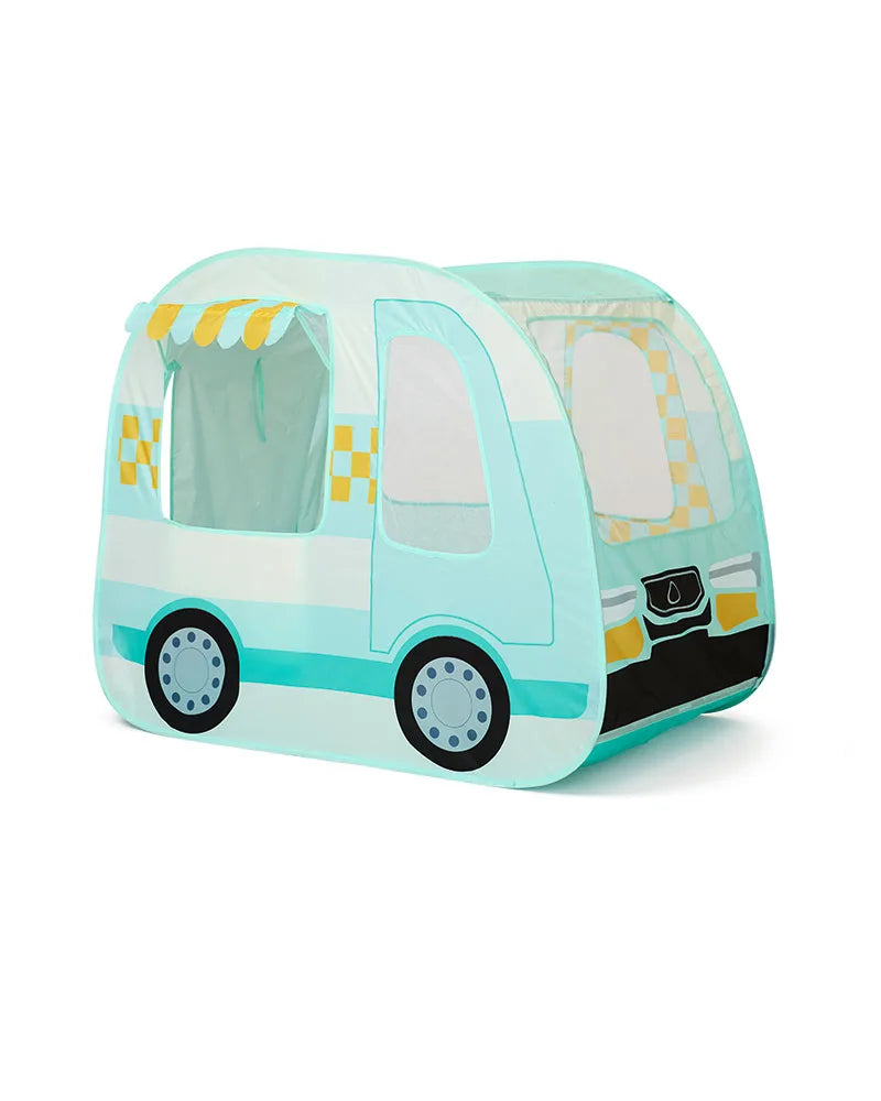 Tente enfant food truck – cabane de jeu convertible dès 2 ans