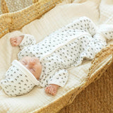 Tenue naissance bébé Léopard – ensemble maternité 5 pièces 1 mois TROIS KILOS SEPT