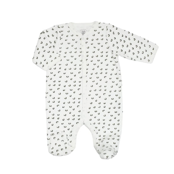 Tenue naissance bébé Léopard – ensemble maternité 5 pièces 1 mois TROIS KILOS SEPT