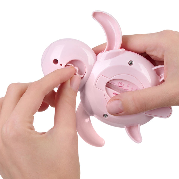 Thermomètre de bain bébé tortue rose – jouet ludique et sécurisé dès la naissance KIKA GROUP